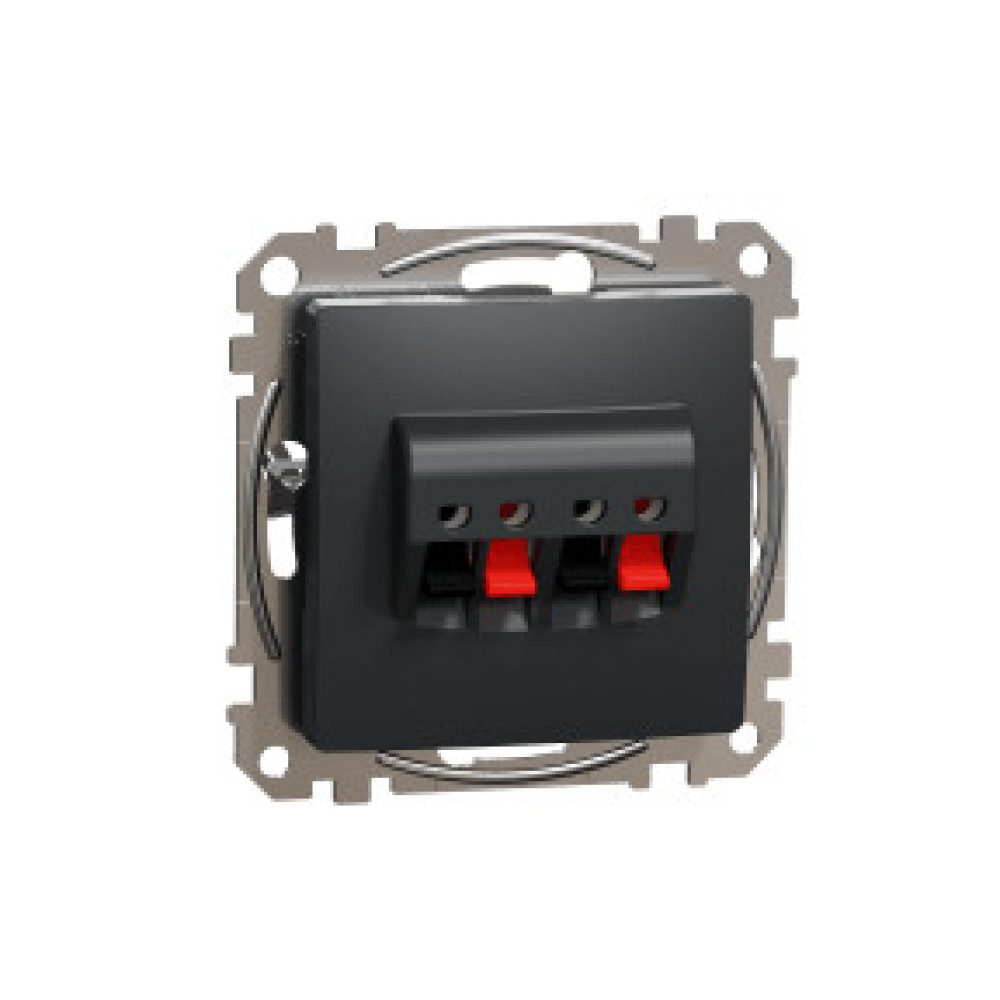 Аудіо розетка Schneider Electric Sedna Design Чорний SDD114411